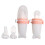 3 in 1 Baby Feeding Bottle 3pcs Soft Nipple 3