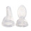3 in 1 Baby Feeding Bottle 3pcs Soft Nipple 12