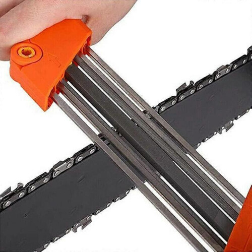 (B) LINJOU Chainsaw sharpener CHAIN SHARP CS-X, file  5.5 mm, for sharpening teeth and depth gauge in one operation 1
