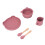 Baby Feeding Set Cute Bear Shape Soft Safe 9