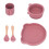 Baby Feeding Set Cute Bear Shape Soft Safe 8