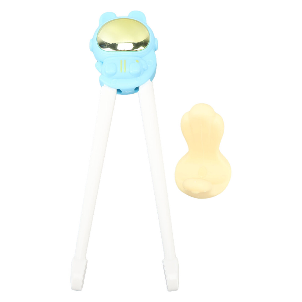 Baby Training Chopsticks Helper Cartoon Pattern Blue