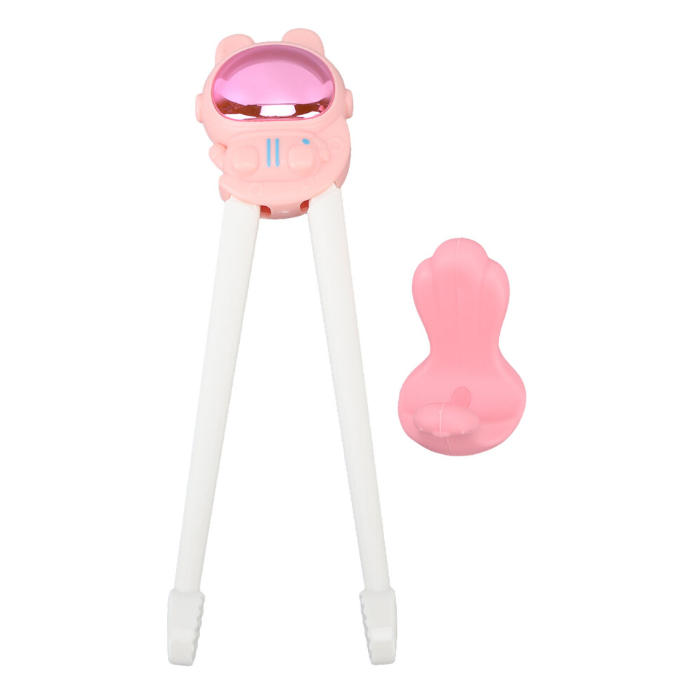 Baby Training Chopsticks Helper Cartoon Pattern Pink