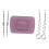 Silicone Suction Placemat with 4 Toy Tethers 6