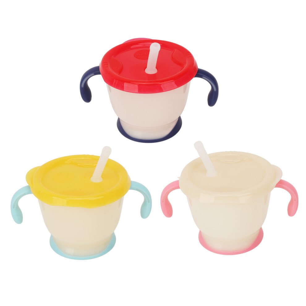 3PCS Baby Straw Cup 150ml Spill Proof Toddler Baby