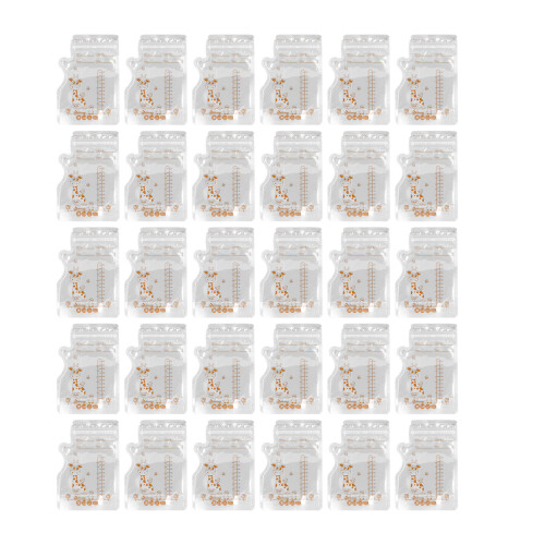 30PCS Breastmilk Storage Bags 250ml Doubled Sealed 2