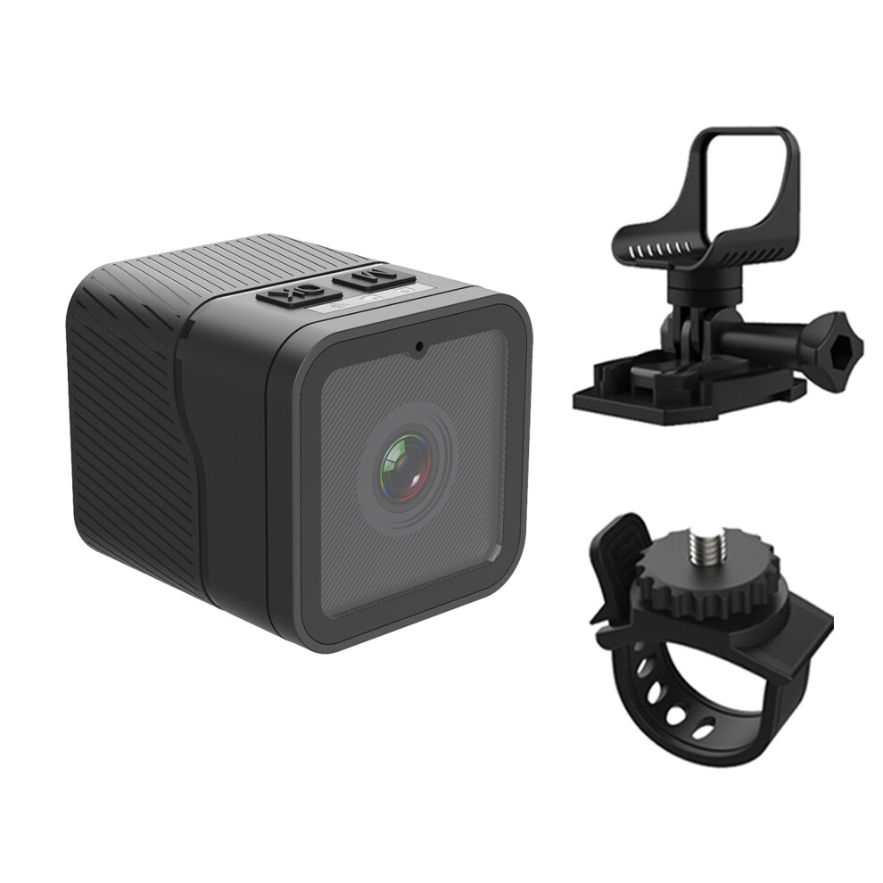 1080P Waterproof Cycling Camera With Wifi, 12Mp, 900Mah, 32.6Mm Black 8471345432030