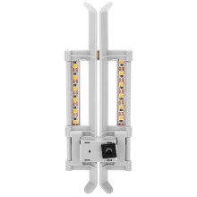Leichtes, faltbares LED-Nächtein- und Landegestell für DJI Mini/Mini 2, 15 mm Hebung