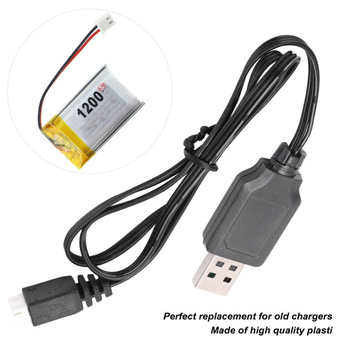 7.4V SM3P USB-Ladekabel für RC-Lithiumbatterien, 15g 2