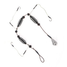 3 Stück Fischhakenkäfig-Set 42x12 mm + 25 g Angelköderangeln