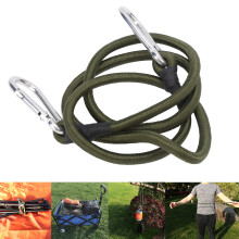 Schwerlast-Bungee-Kordel 120cm – Elastisches Gummiband mit Doppelhaken