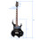 Glarry Flame 24-Frets Electric Guitar Full Set with Bag Pick Strap Tool 11
