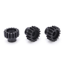 3 Stück 16T Stahl-Pinionrad für 1/5 1/6 RC-Autos 8mm Welle Schwarz