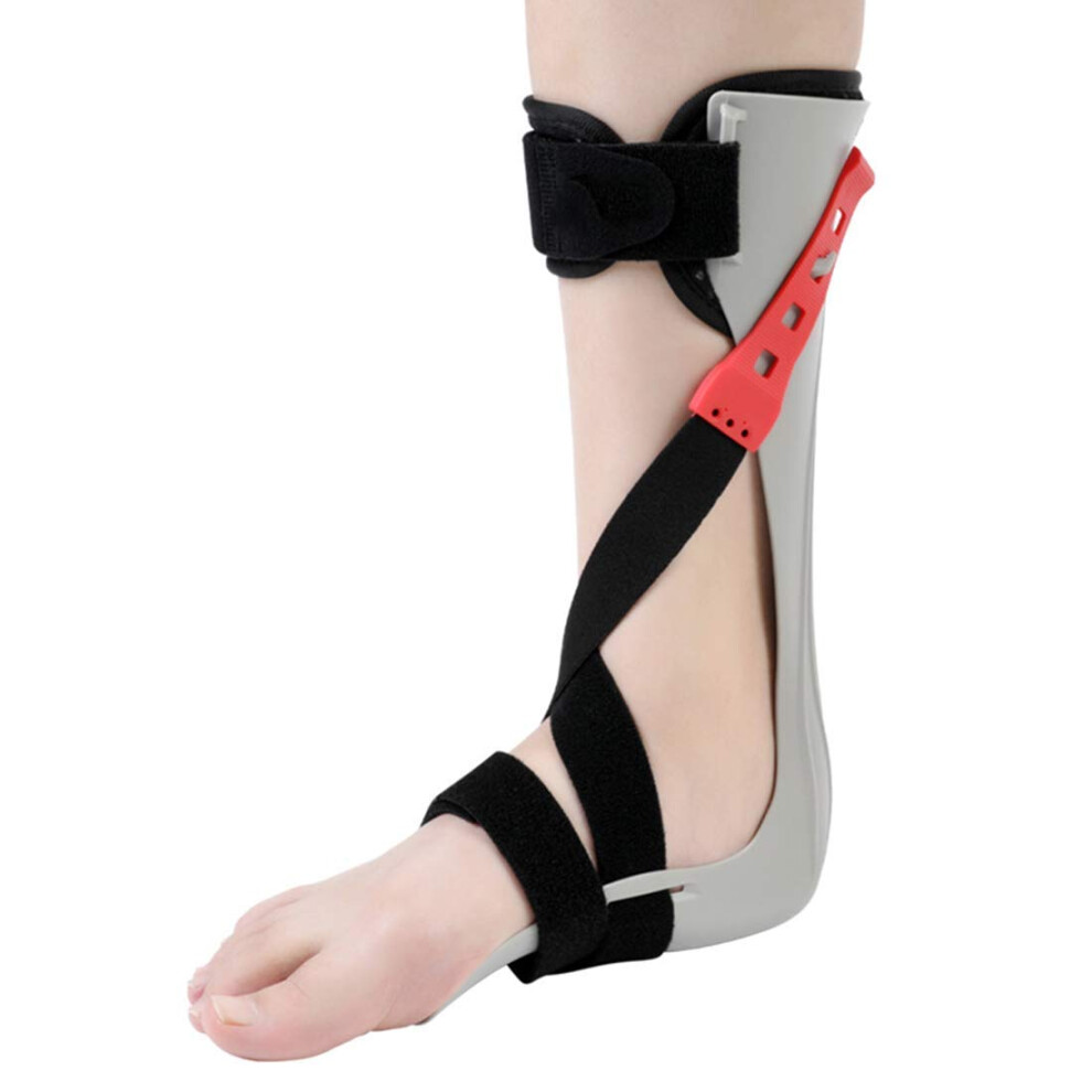 Drop Foot Brace Orthosis Adjustable for Stroke Rehabilitation, Hemiplegia Footrest, Foot Varus Support, Comfortable Fit
