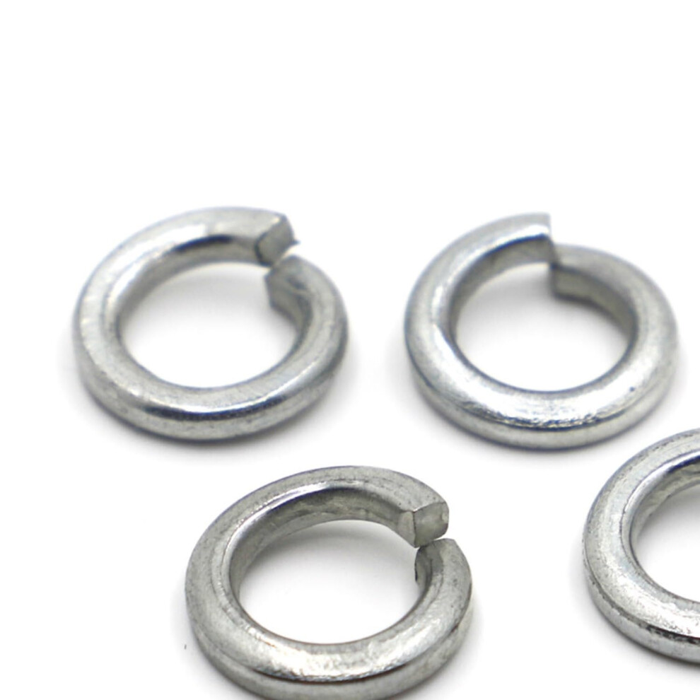 M2 M2.5 M3 M4 M5 M6 M8 M10 M12 M16-M24 GB93 304 Stainless Steel Split Lock Washer Elastic Seal 50pcs M3 White Carbon Steel-image-OPC-PK7FQSD-NEW