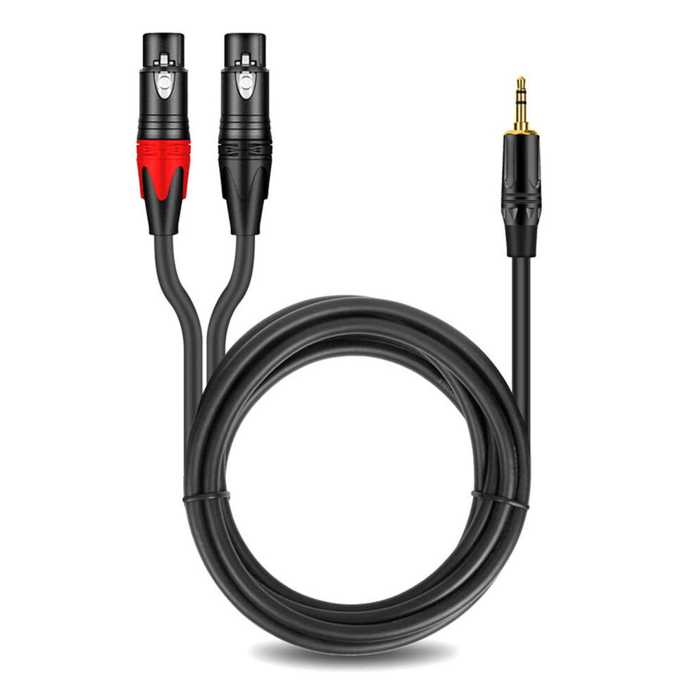 3.5Mm To 3Pin Double Cable Noise Reducing Auditory Cord For-1M 7732000000362