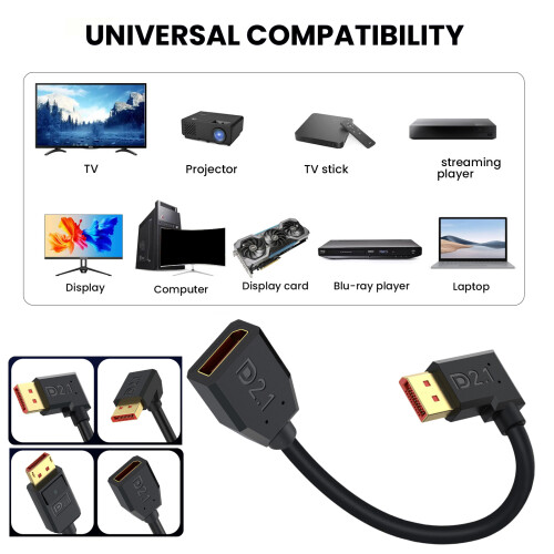 Advanced  2.1 Cable for Immersive Gaming Supports-15cm Downward 1