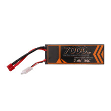7000mAh Lipo Battery 35C Discharge Rate 7.4V 2S2P