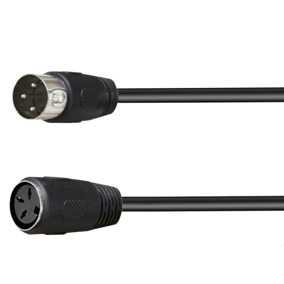 Din 3 Pin Male To Female Power Cable Adapter Cord Wire For-3 M 7732000001734