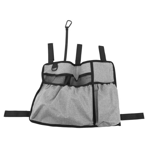 Multifunctional Walker Bag Oxford Fabric Water-Proof Multi-Pocket Grey 1