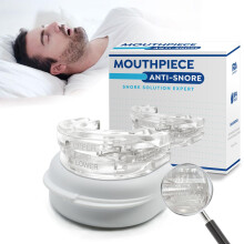 Anti-Snoring Devices Adjustable Reusable Comfortable Snoring Aids for Sleep Apnea with Soft Silicone Material