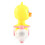 Duck Car Press Toy Plastic Rotatable Head Cute 3