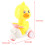 Duck Car Press Toy Plastic Rotatable Head Cute 12