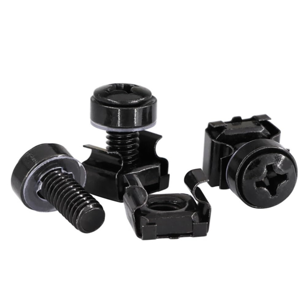 M6 X 16 Mm Rack Screws, Nuts, And Washers - 50 Pack For Server Racks And Rack Mount Systems 6947110815886