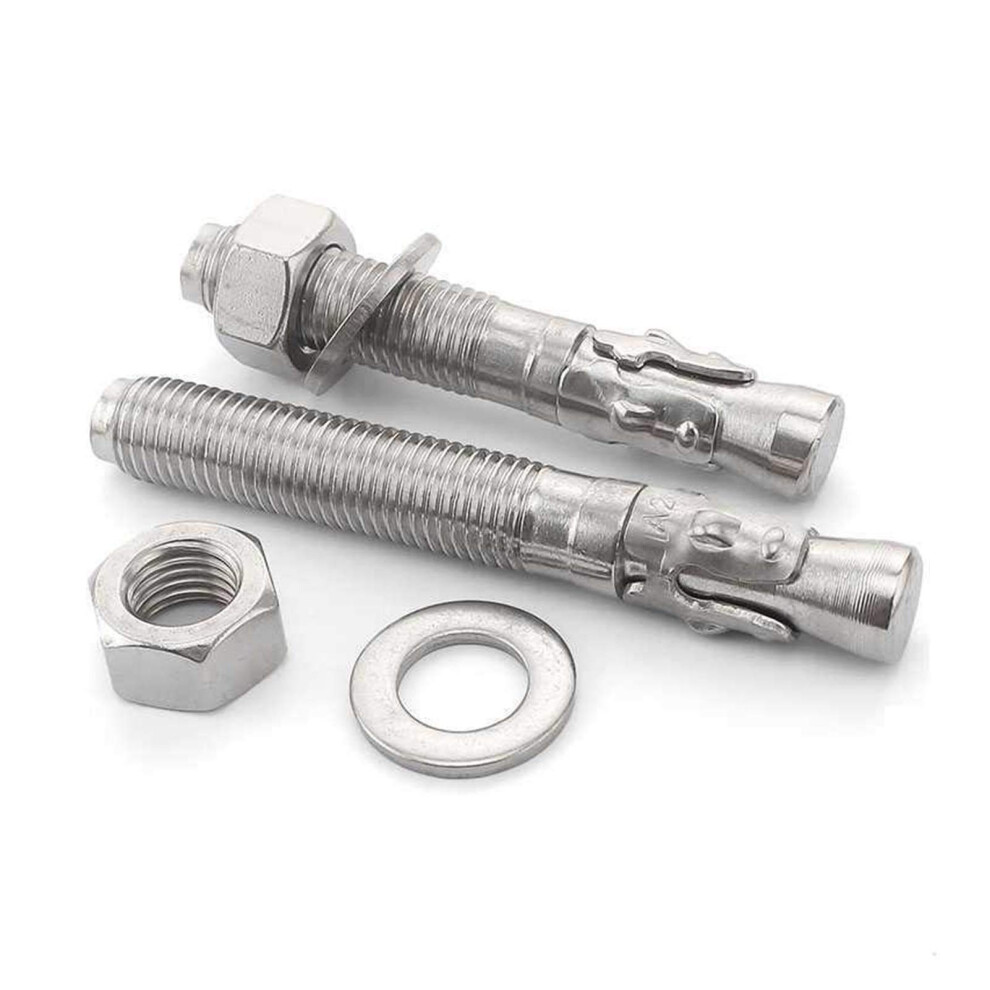 Expansion Bolts M6 M8 M10 M12 M16 316 Stainless Steel Wedge Anchor Screws Extension Anchor Bolts Size M16x120 6947110815947