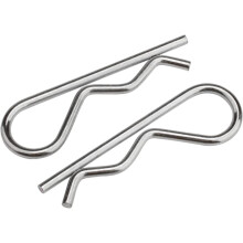 Stainless Steel Split Pins R-Clip for Tow Bar, 1.2mm to 5mm Diameter, M4x75mm (2PCS) Automotive Fasteners