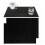 2 Pcs Bar Service Mat Black Waterproof Heat 13