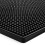 2 Pcs Bar Service Mat Black Waterproof Heat 7