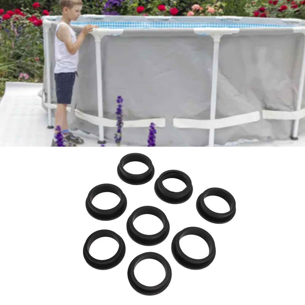 8 Pcs L Shape O Rings Gasket Rubber Pool Sand Filter Pump Replacement 3591345440813
