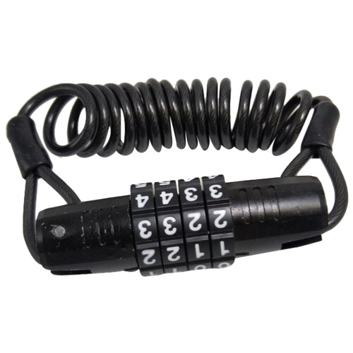 1Cadenas Chiffre Noir Durable Pour Scooter