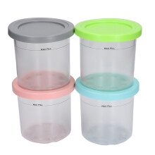 Ice Cream Pints Transparent Reusable Pints
