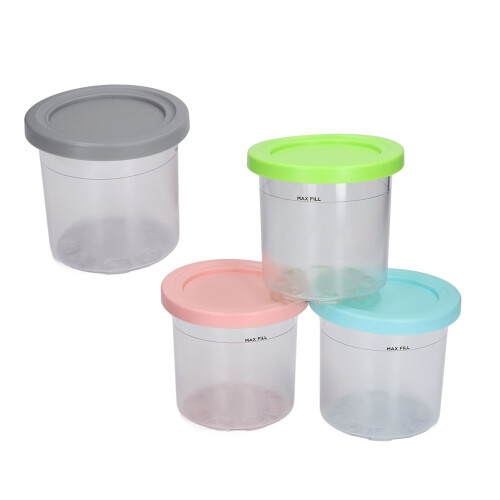 Ice Cream Pints Transparent Reusable Pints 2
