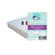 Foldable travel mattress for baby - EASY DORT - 60x120 cm - thickness 7 cm - removable cover