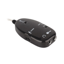 USB-Guitar-Link-Audio-Kabel-Recorder für PC, 24-Bit, WAV/MP3-Unterstützung