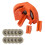 High Accuracy Drill Bit Sharpener Set 10PCS Grinding Discs & Tools Orange 15