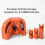High Accuracy Drill Bit Sharpener Set 10PCS Grinding Discs & Tools Orange 5