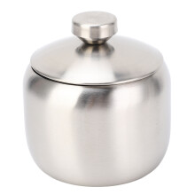 Large Stainless Steel Sugar Bowl Spice Jar With