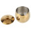 Large Stainless Steel Sugar Bowl Spice Jar With 6