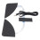 Programmable LED Sign 32x64 Dots Matrix Eye-Shaped Digital Display for Car & Backpack 15