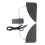 Programmable LED Sign 32x64 Dots Matrix Eye-Shaped Digital Display for Car & Backpack 12