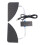 Programmable LED Sign 32x64 Dots Matrix Eye-Shaped Digital Display for Car & Backpack 7