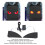 Programmable LED Sign 32x64 Dots Matrix Eye-Shaped Digital Display for Car & Backpack 4