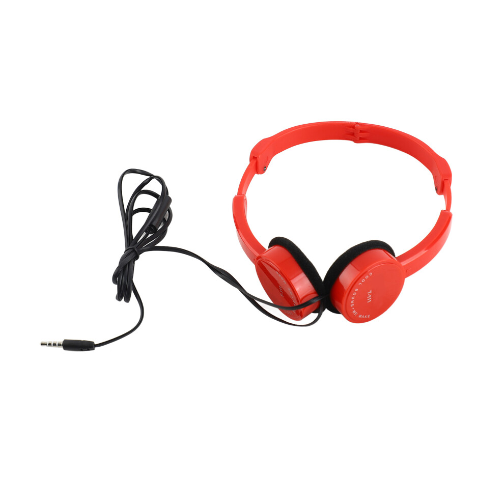 3.5Mm Wired Over-Ear Headphones Foldable Sports 8130196233431