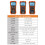 NJTY T58B Digital Multimeter 9999 Counts AC/DC Voltage, Capacitance, Compact Size 3