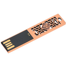 USB 2.0 64GB Metal Flash Drive - Tragbarer wasserdichter Speicher