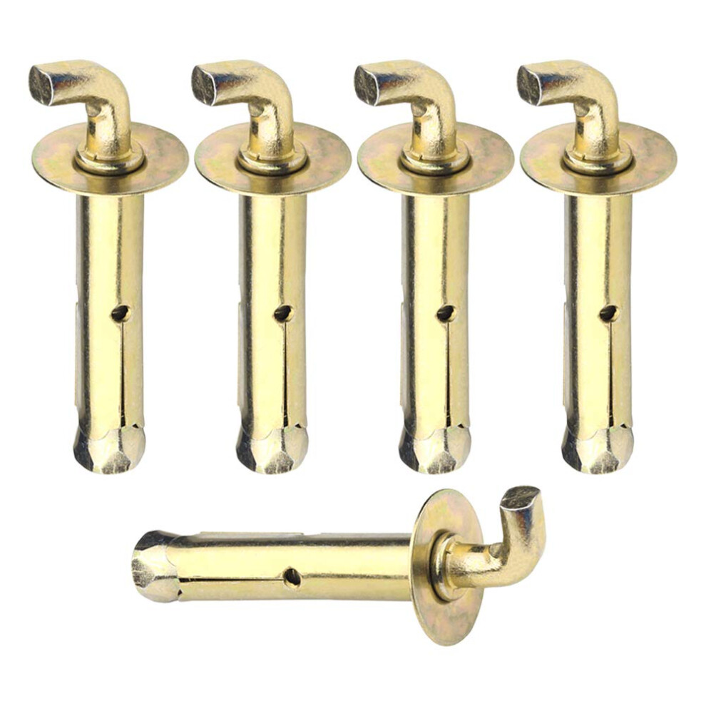 Expansion Bolt, M10 X 100 Ground Anchor With Stainless Steel Sleeve, Open Expansion Hook, 5Pcs Set 6038364951151